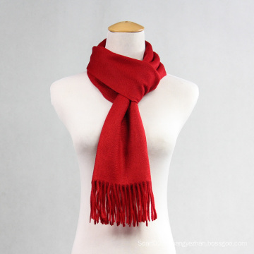 Красный мужской и женский общий кашемировый шарф CD20cl